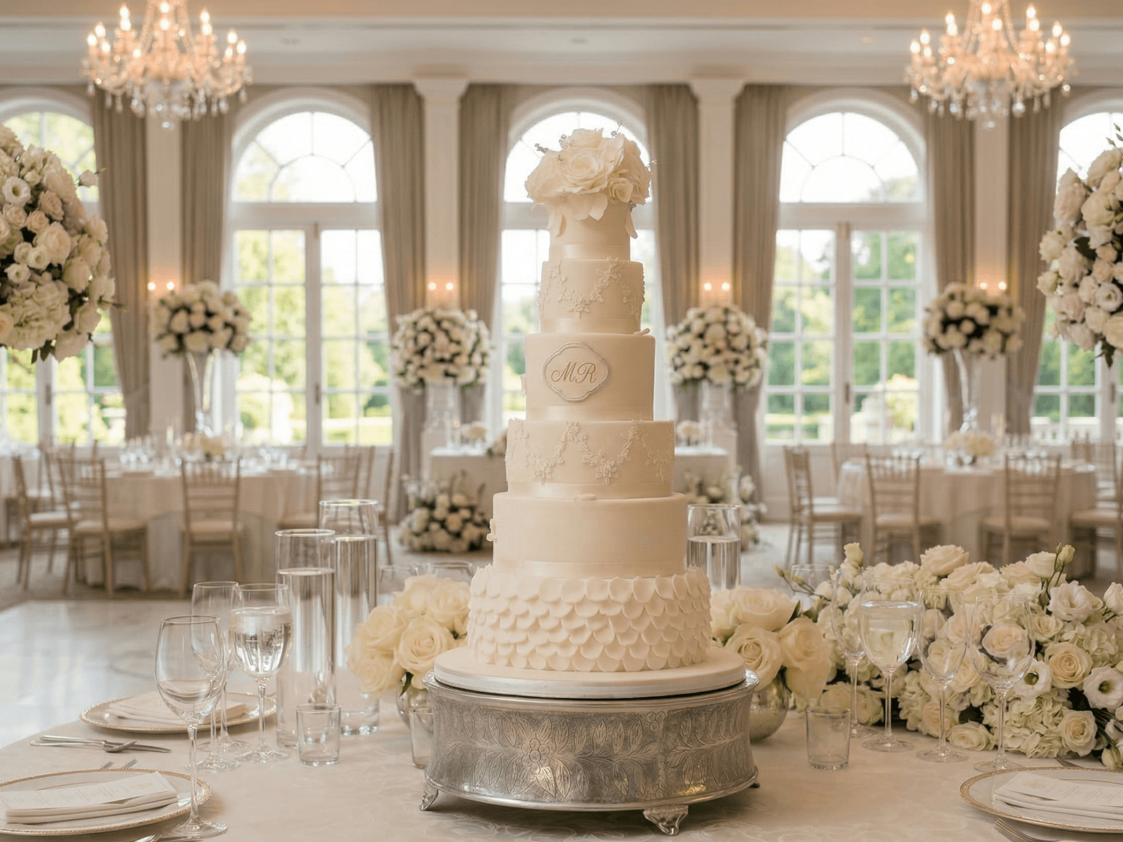 Hochzeitstorte mit Zuckerblumen – CirCakeDesign – Cupcakes Manufaktur Wien