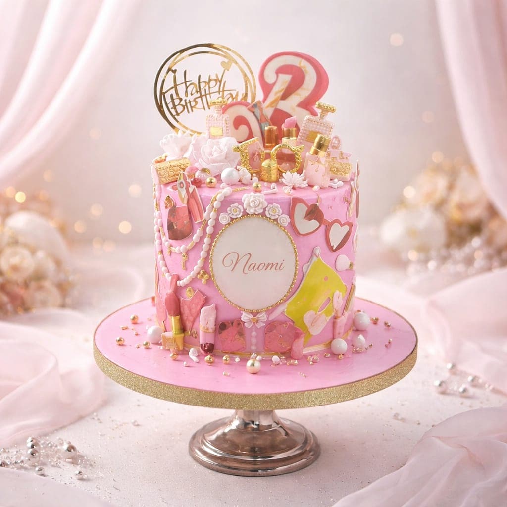 Individuelle Geburtstagstorte rosa für Kinder Wien Cupcakes Manufaktur CirCakeDesign